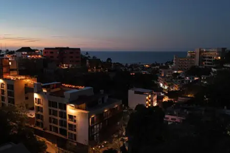 Night Drone Oceanview